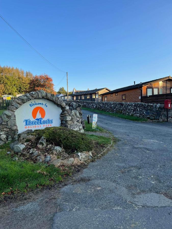 Caravan Rabbit House No 81 At Three Lochs Holiday Park 牛顿斯图尔特 外观 照片